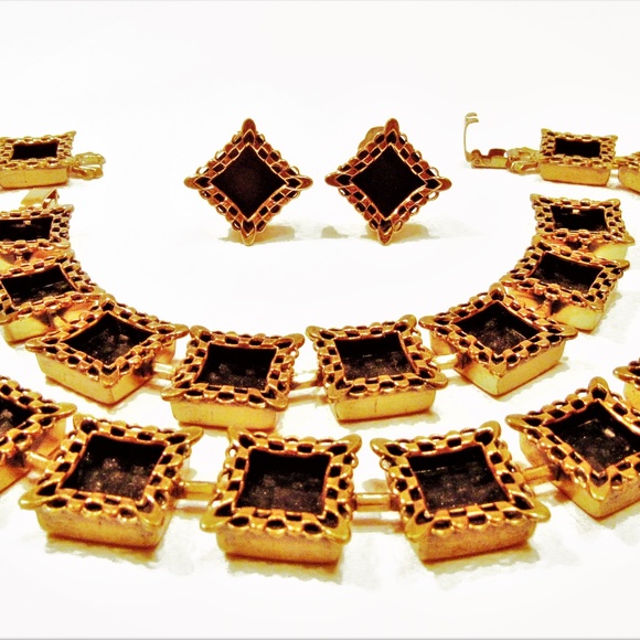 Matisse Renoir Jewelry - Vintage Matisse Renoir Necklace Bracelet Earrings